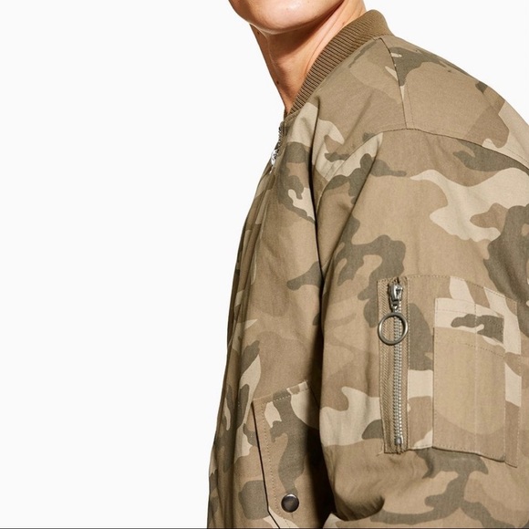 TOPMAM CAMO BOMBER JACKET - Picture 3 of 8